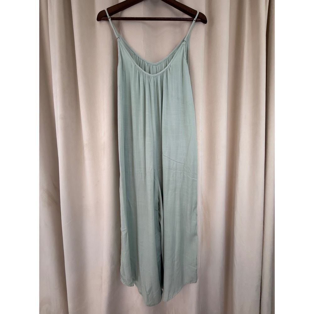 Shinestar Light Green Wide-Leg Jumpsuit – Size Medium - Picture 8 of 9